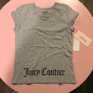 JUICY COUTURE GIRLS T SHIRT NWT SIZE 6!